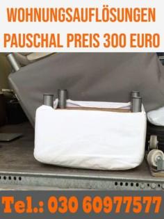 Berlin Sofa Entrümpelung pauschal 80 Euro