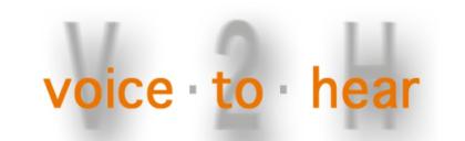 Voice-to-hear. de Sprecherstudio mit bekannten Sprecherm