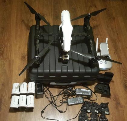 DJI Inspire 1 Zenmuse X3 7 Akkus 6 PolarPro Filter