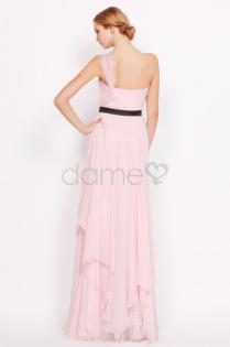 Chiffon bodenlanges Abendkleid - Dameo. de