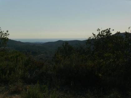 Spanien unbebaute Finca Meerblick Richtung Mallorca