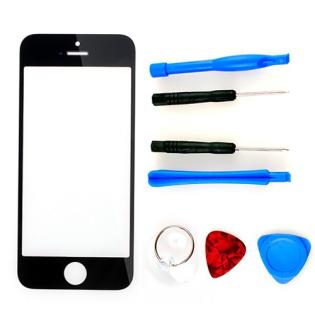 IPhone 5 Display Glas Werkzeug Set Ersatzglas schwarz