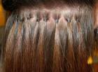 Microring Haarverlängerung Methode Einarbeitung