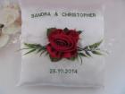 Ringkissen Glaube Liebe Hoffnung m. edler Rose