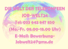 Heimarbeit Telefonistin Job Arbeit Berlin und ü-all Stellenangebot 100 Homeoffi