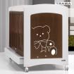 Schönes Kinderbett TRAMA 60x120 cm KIARO Kiefer Holz mit Räder Seitengitter NEU