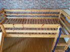 Kinderhochbett Flexa Thuka Massivholz Kiefer mit Rutsche für 70 Euro