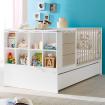 Kinderbett umbaubar zum Jugendzimmer Pali Voyager komplett mit Wickelauflage NE